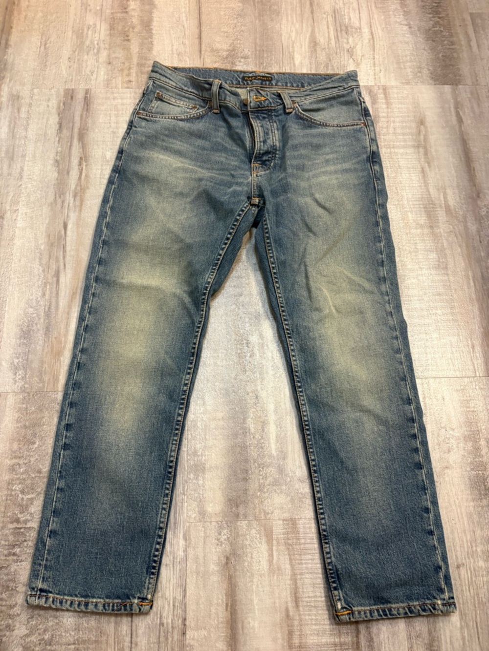 Nudie Jeans Solid Ollie Blue Clay Jeans 32x28
